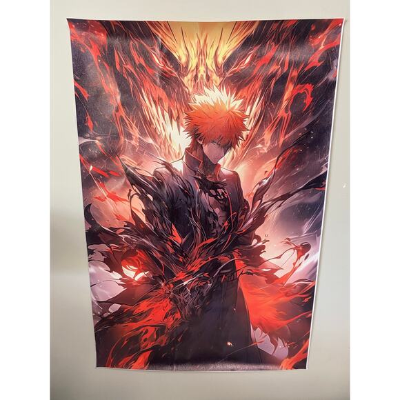 Anime BLEACH Ichigo Kurosaki Canvas Print - Picture 1 of 6